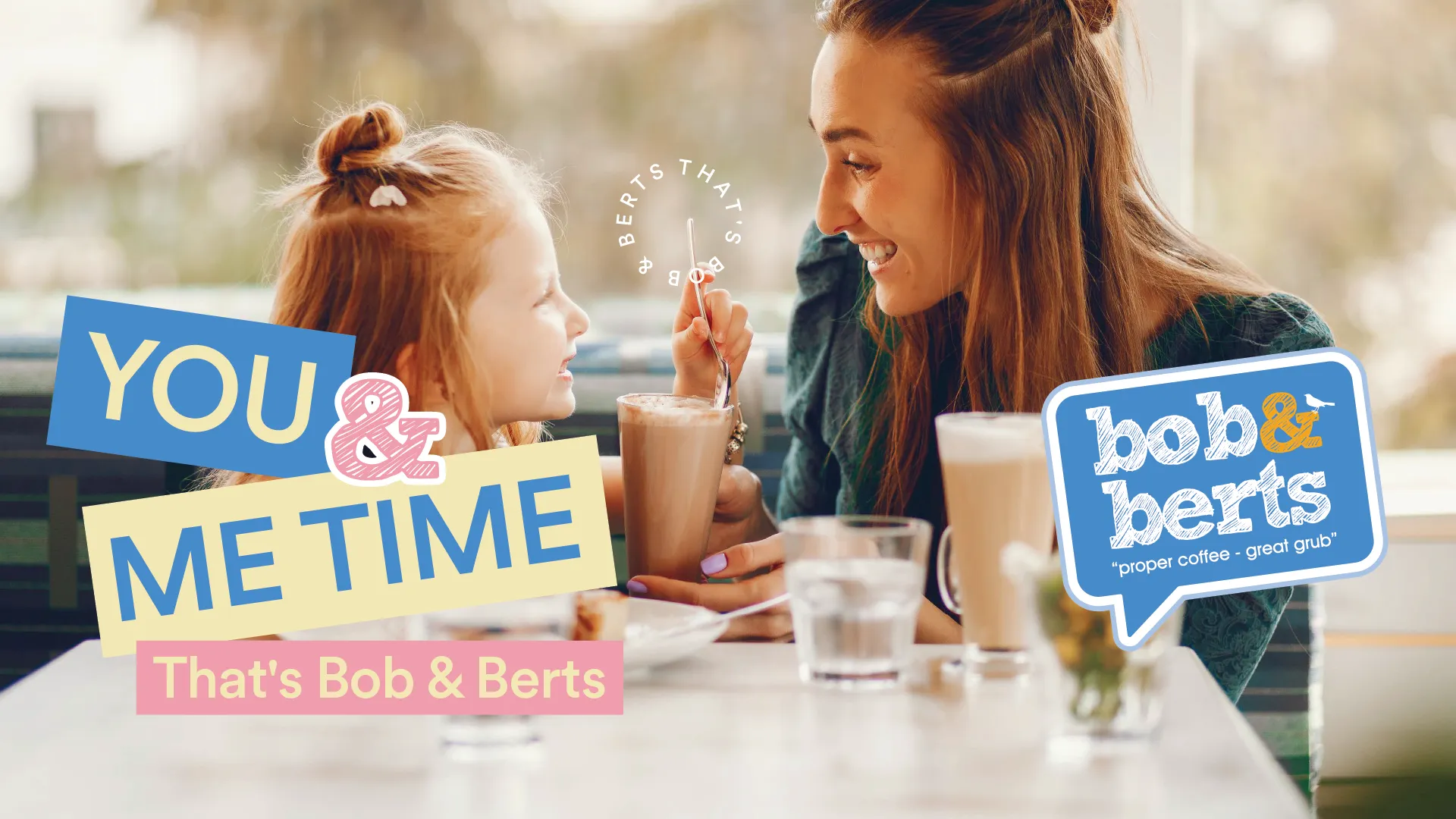 Bob & Berts - Brand identity and campaign work for Northern Ireland's beloved coffee shop chain