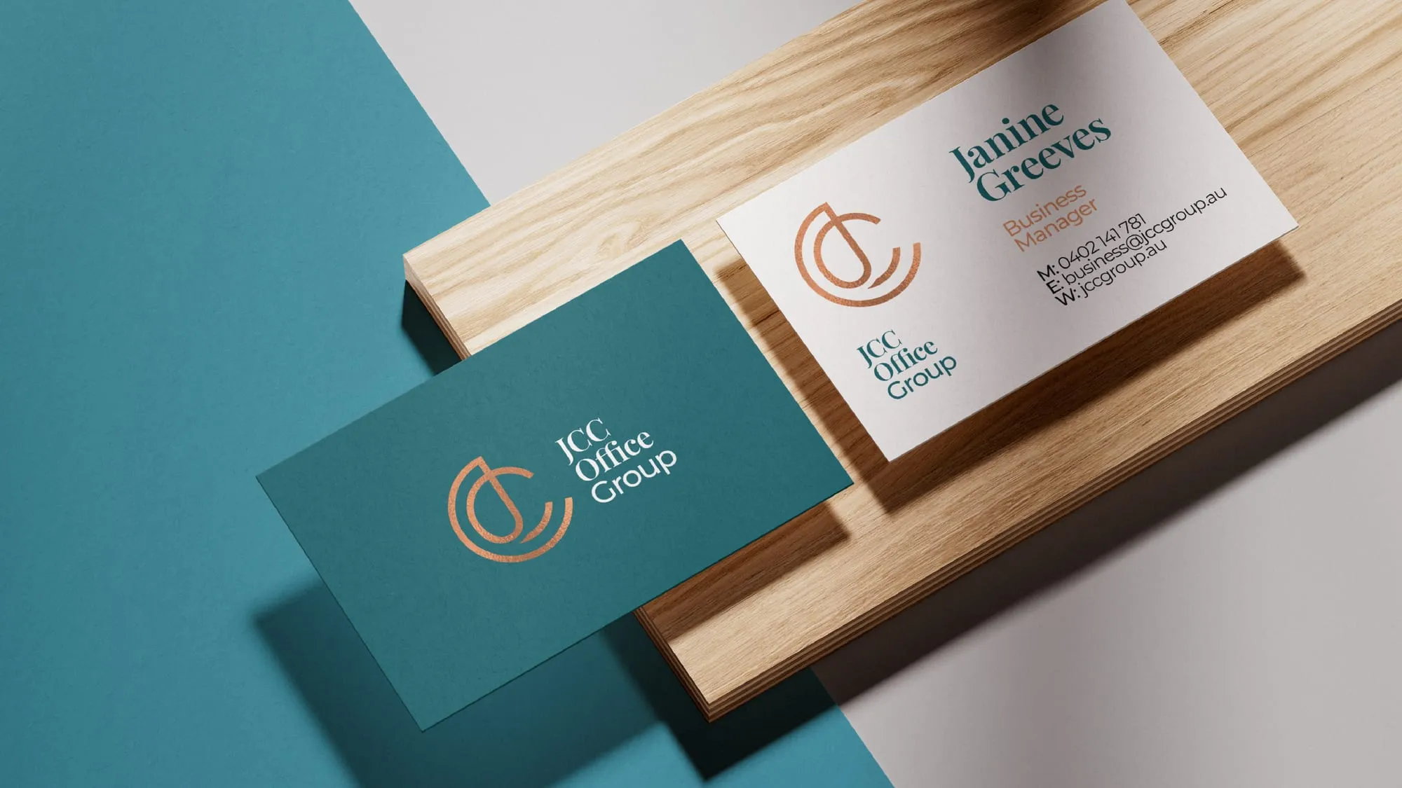 JCC Office Group brand identity artwork
