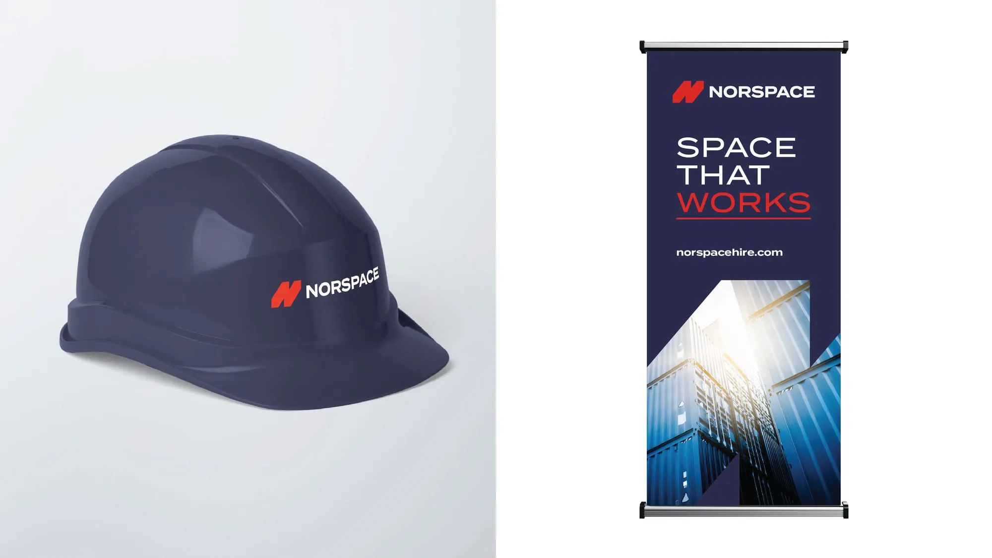 Norspace brand identity artwork