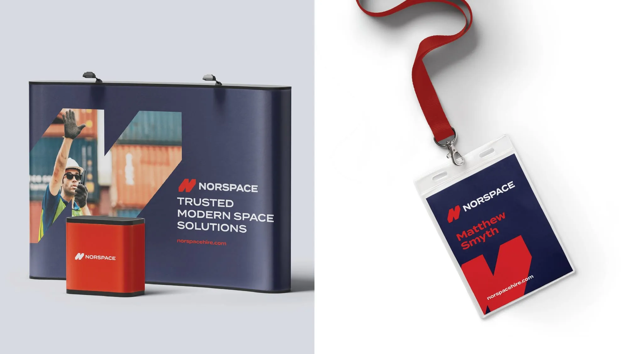 Norspace brand identity artwork