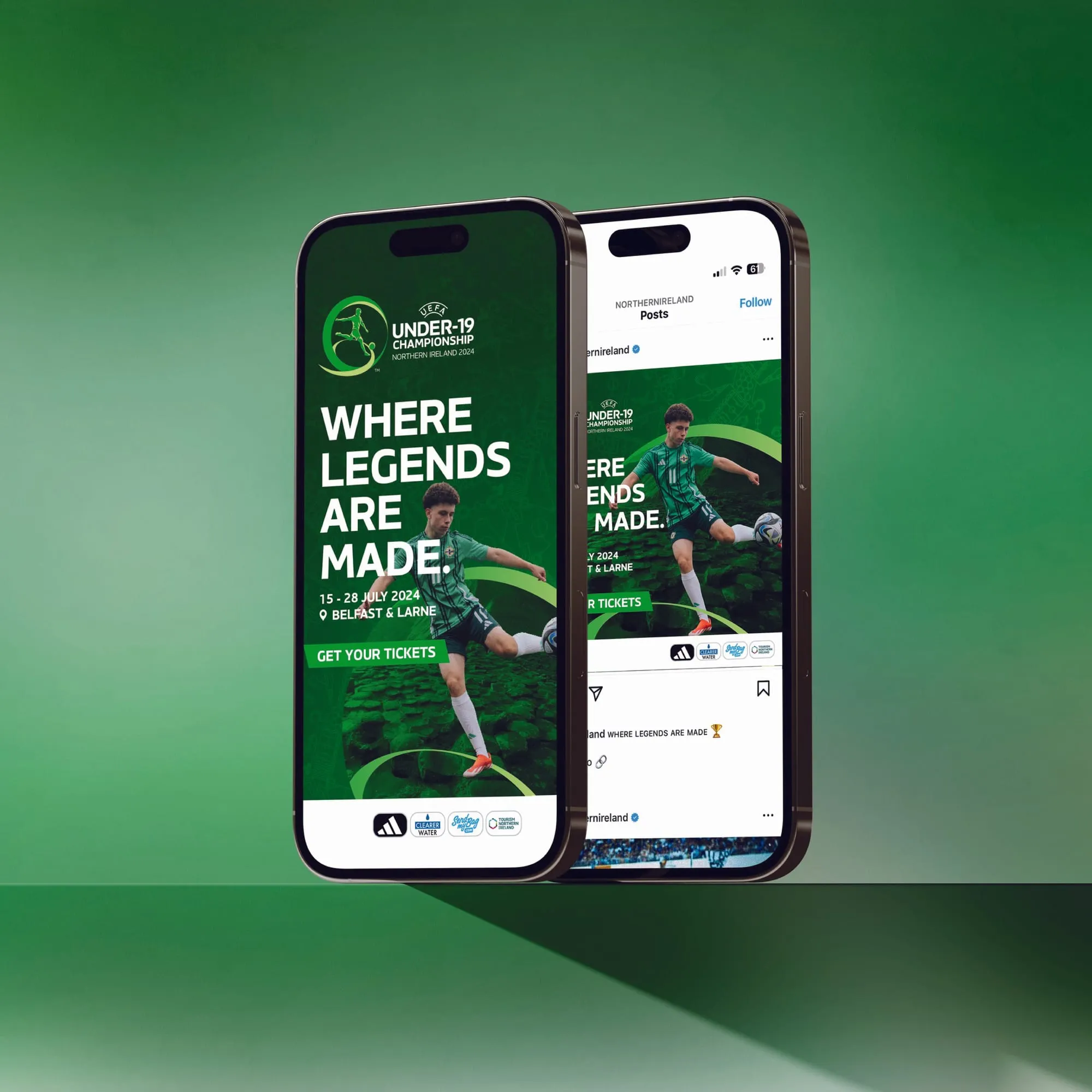 UEFA Under-19 Championship - Campaign identity for the UEFA Under-19 Championship in Northern Ireland